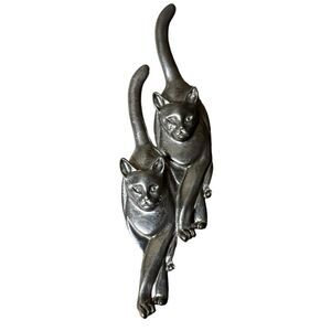 Maurice Milleur cat brooch vintage 1988
